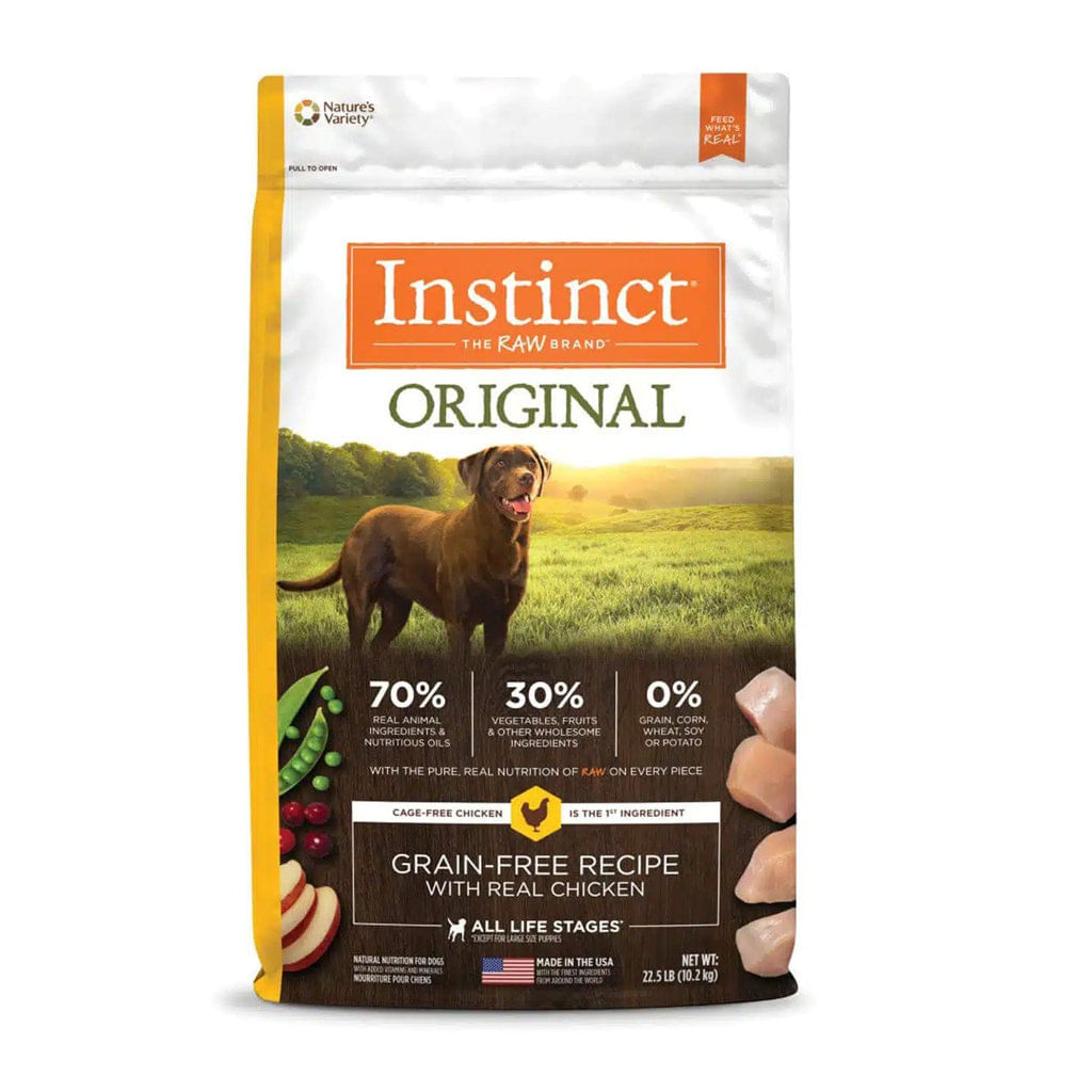 Concentrado para perro adulto Instinct original grain-free chicken - 4lb