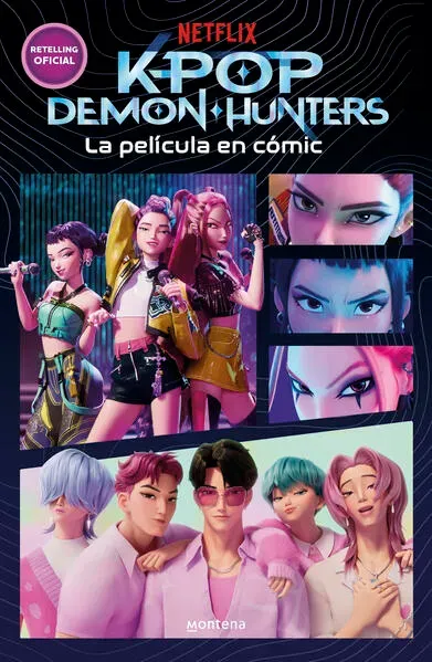 Libro k-pop demon hunters. la película en cómic
