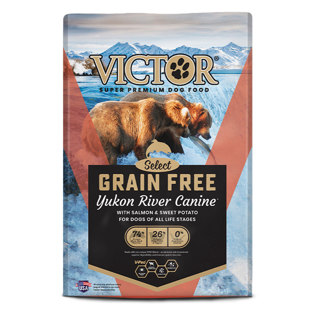 Concentrado para perros de todas edades Victor yukon river grain free - 30lb