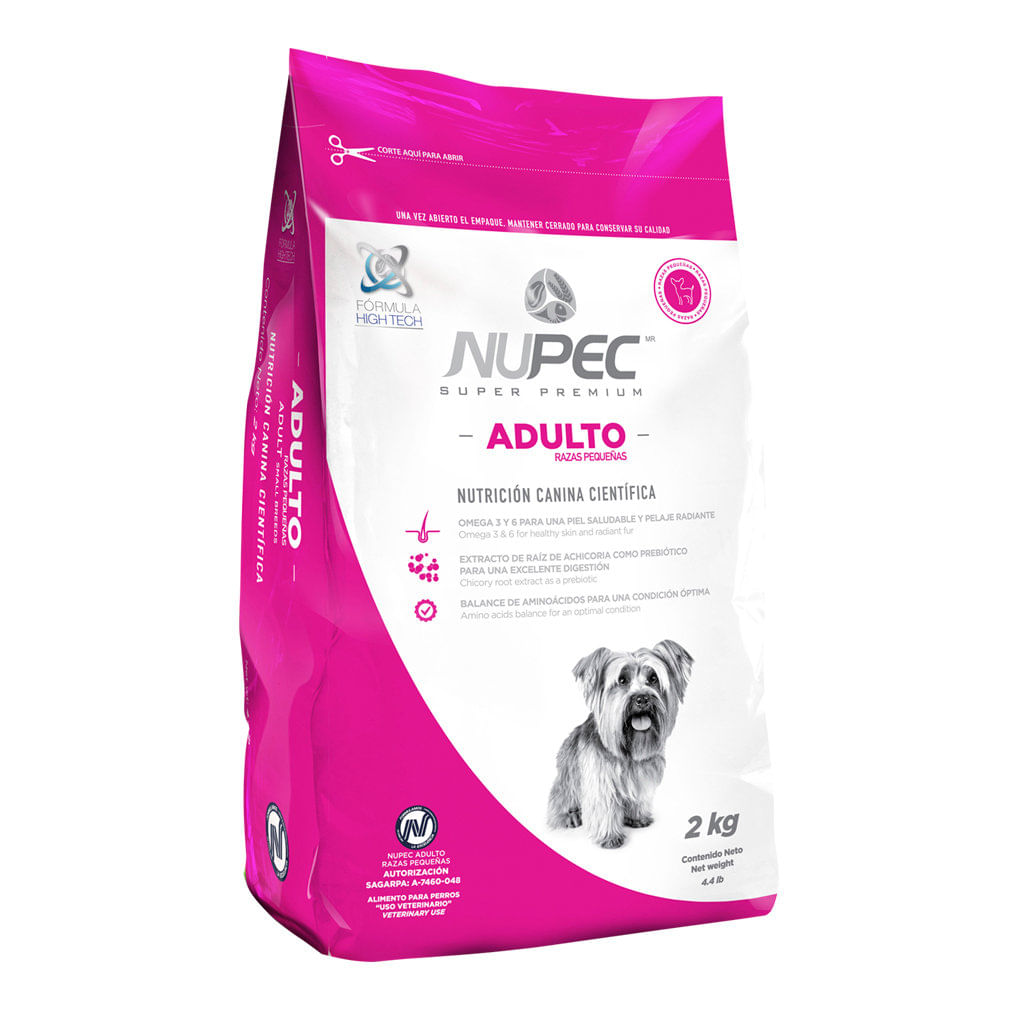 Concentrado para perro adulto Nupec adulto raza pequeña - 4.4lb