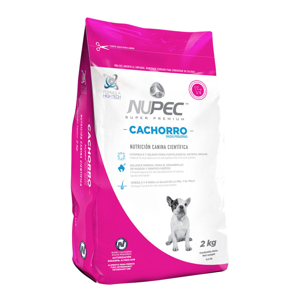 Concentrado para perro cachorro Nupec cachorro raza pequeña - 4.4lb