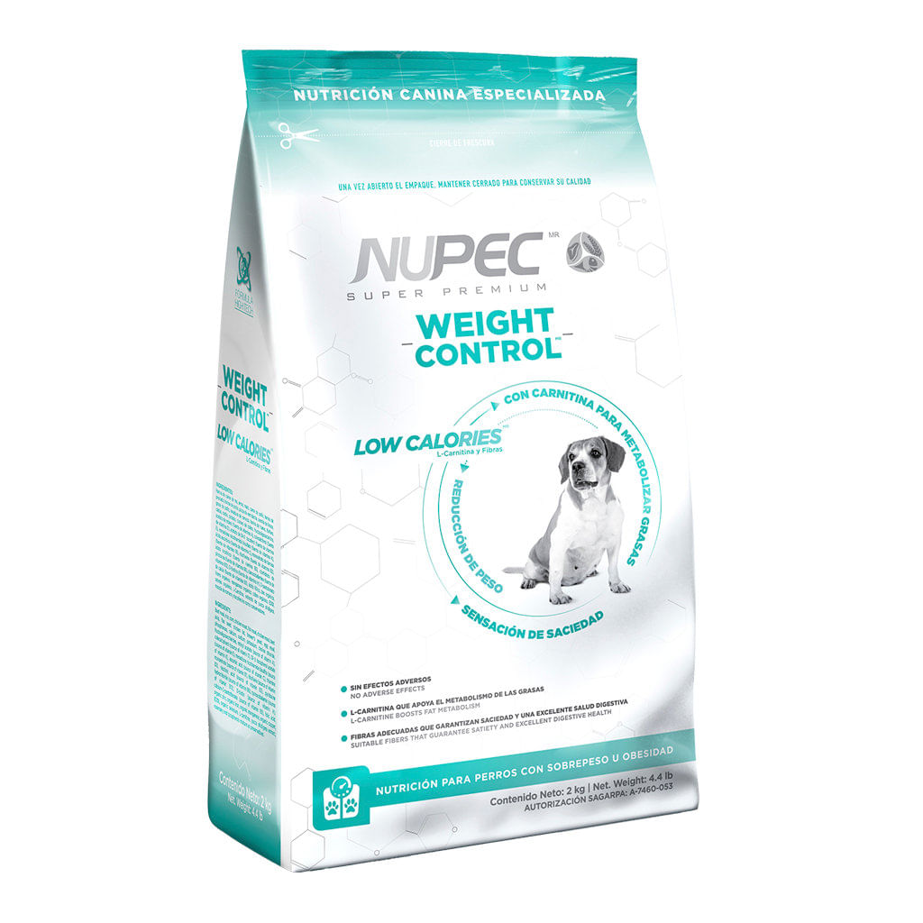 Concentrado para perro adulto Nupec weight control - 17.6lb