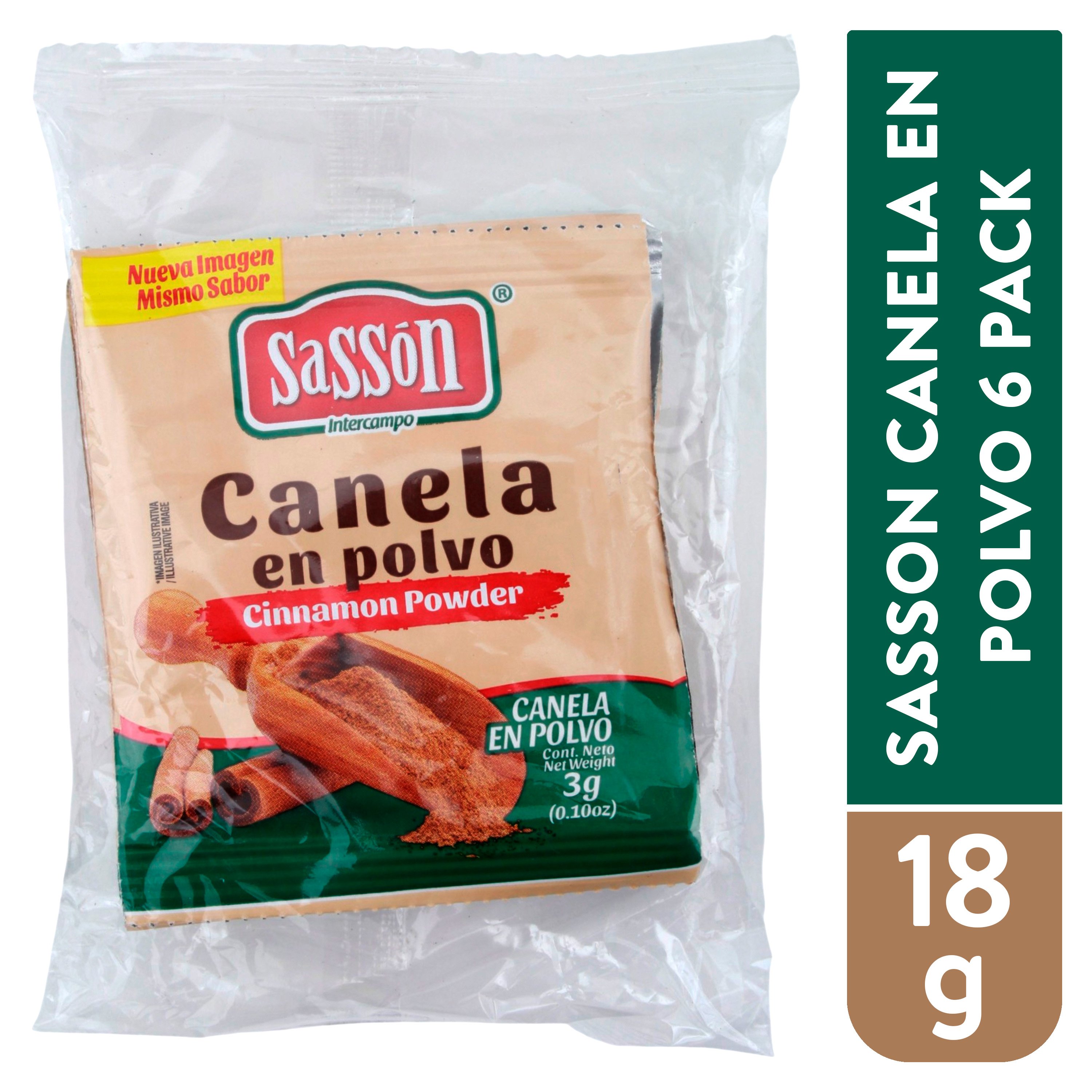 Canela Polvo Sassón 6 Pack