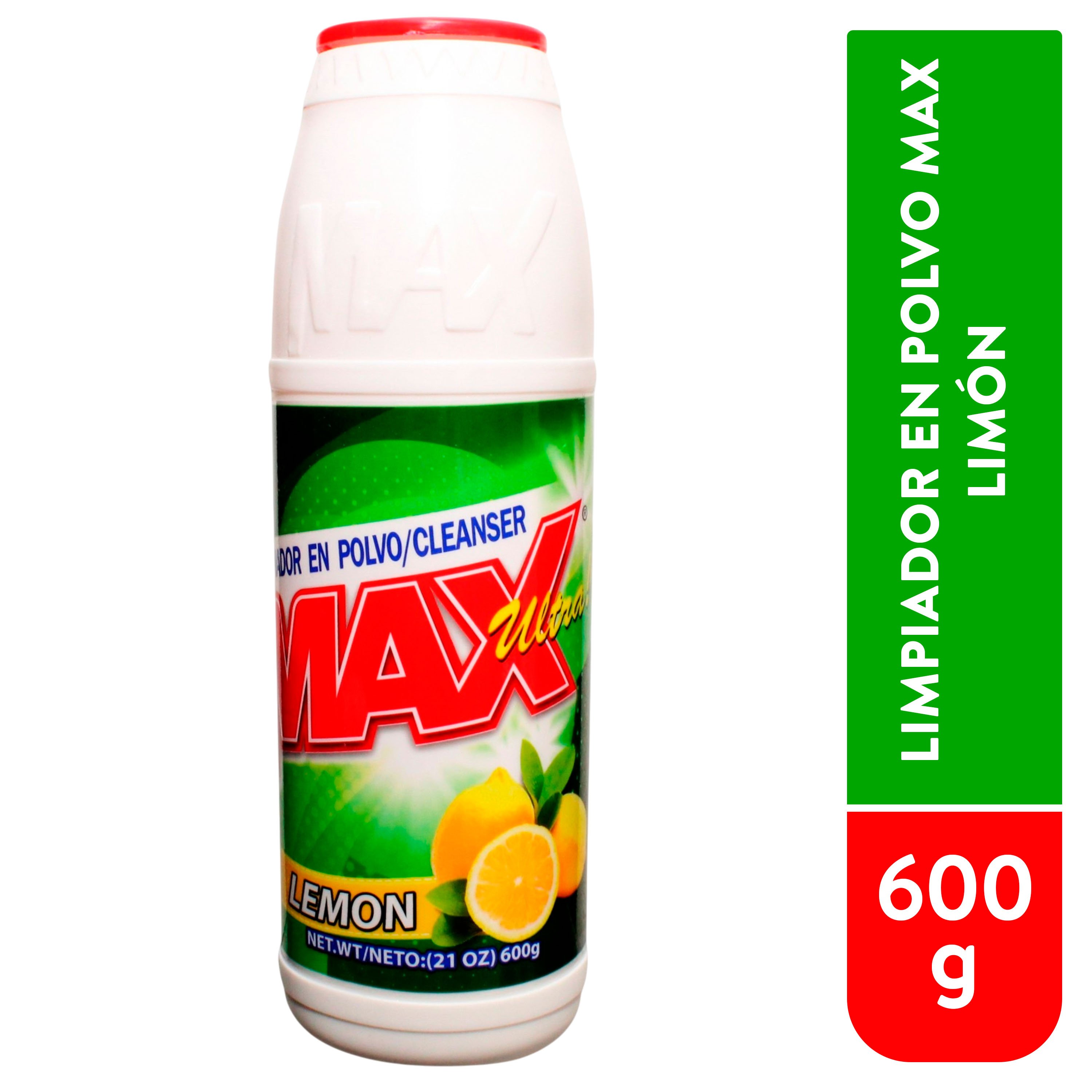 Limpiador Max En Polvo Con Aroma Limón - 600 g