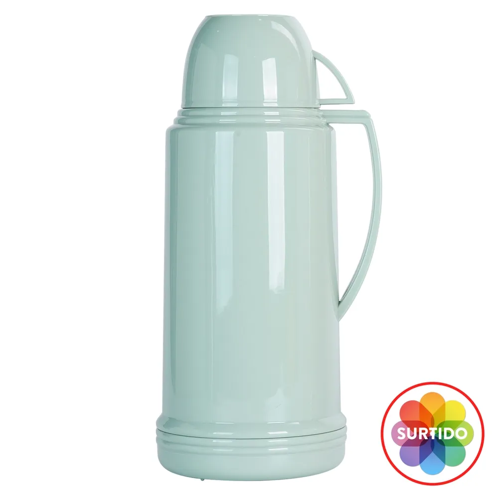 Termo De Plasticocon Vaso Interior