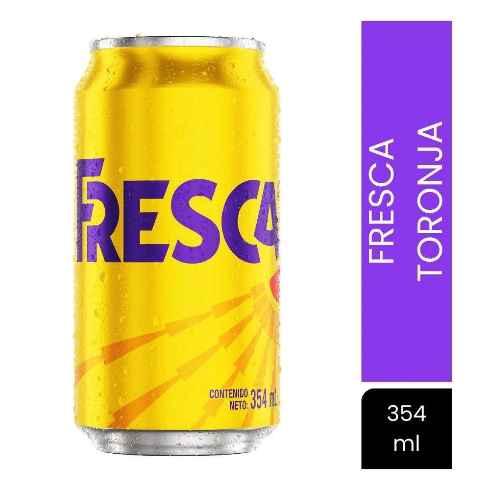 Gaseosa Fresca Sabor Toronja Lata - 354 ml Fresca Lata 354 Ml