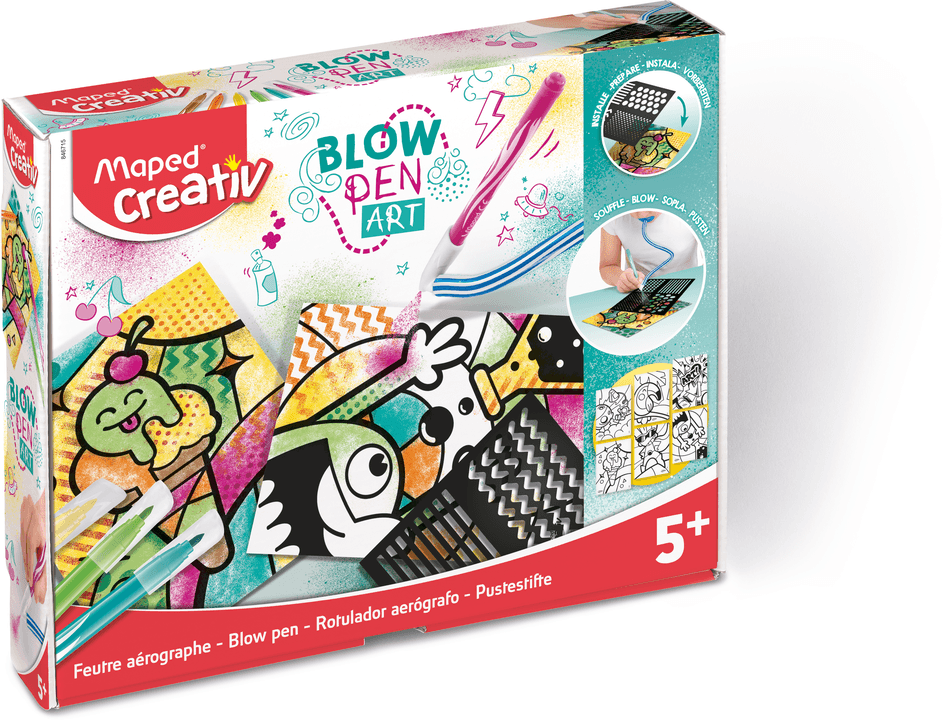 Juguete Montessori Maped Creativ aerógrafo arte pop