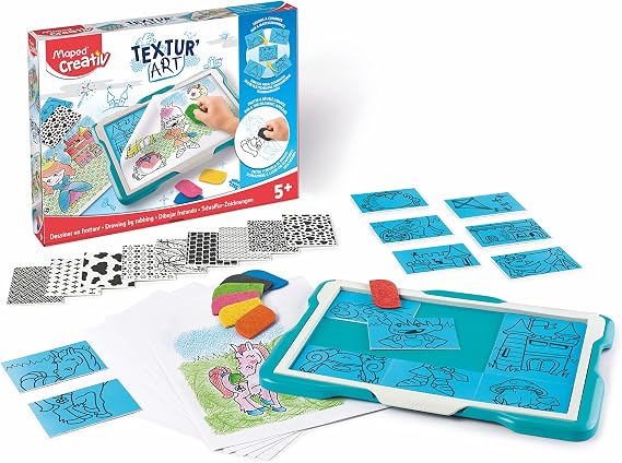 Juguete Montessori Maped Creativ dibuja frotando con textura