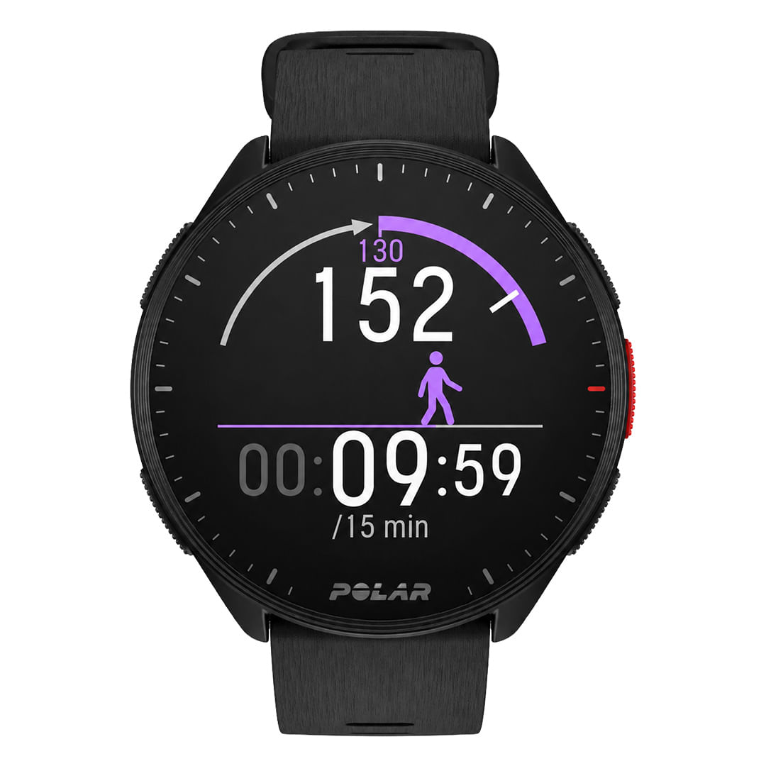 Reloj Polar Pacer negro