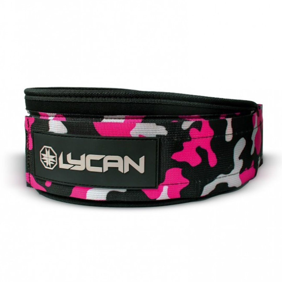 Cinturón con velcro de 4 pulgadas Lycan camuflaje rosado M