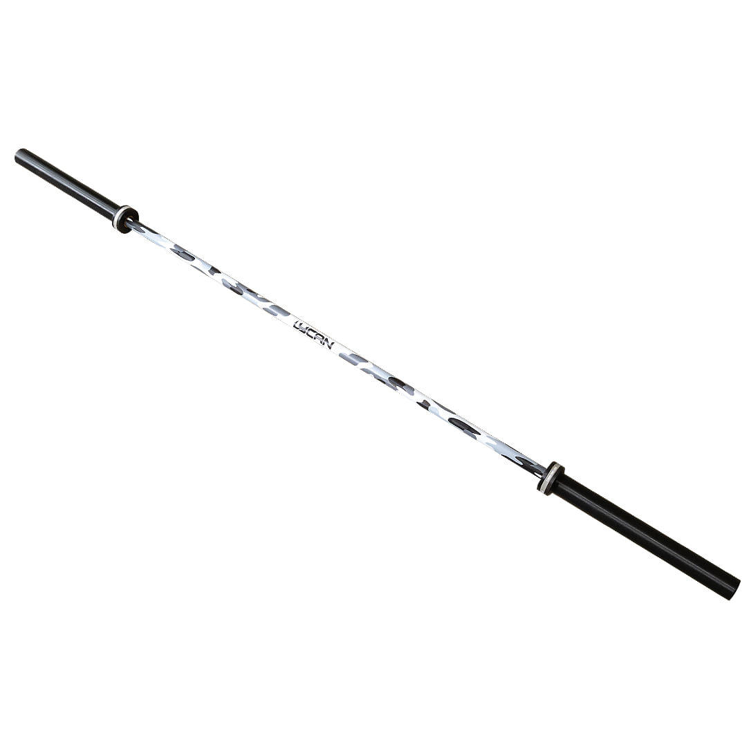 Barra para crossfit Lycan cerakote camuflaje gris de 20 kg