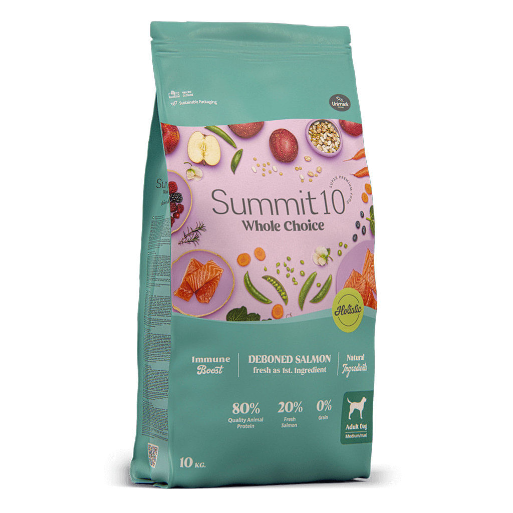 Concentrado para perro Summit10 whole choice adulto salmon - 4.4lb