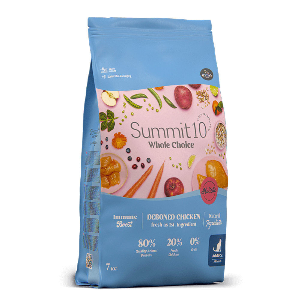Concentrado para gato adulto Summit10 whole choice gato adulto pollo - 15.4lb