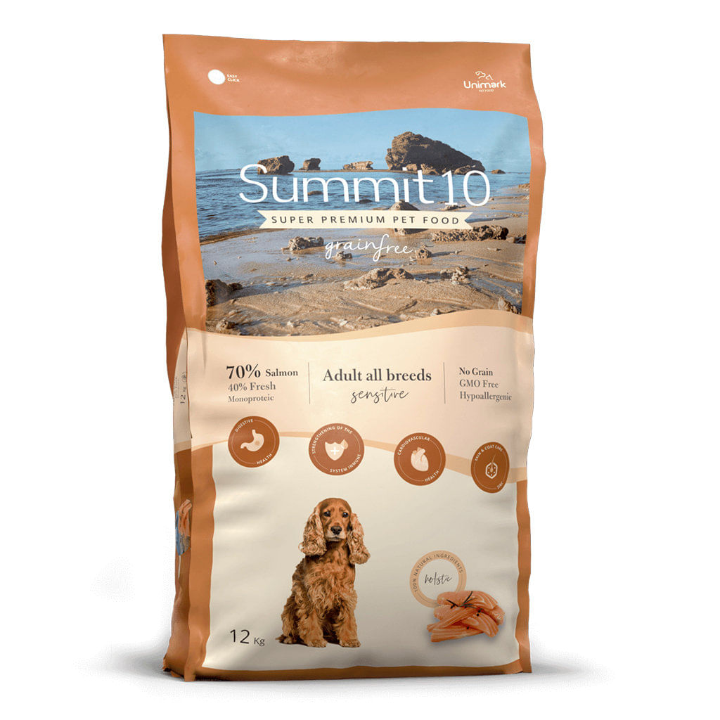 Concentrado para perro adulto Summit10 grain free salmon - 6.6lb