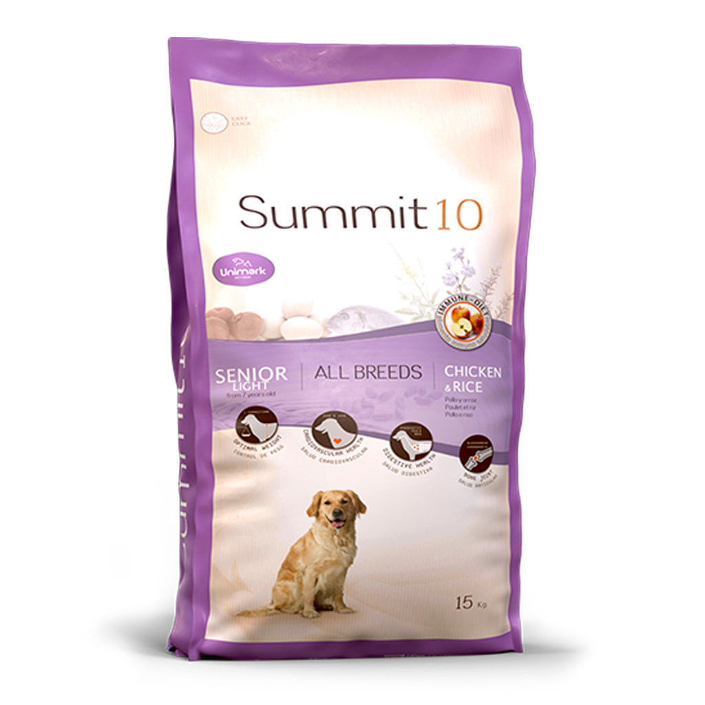 Concentrado para perro adulto mayor Summit10 life stages senior / light - 33lb