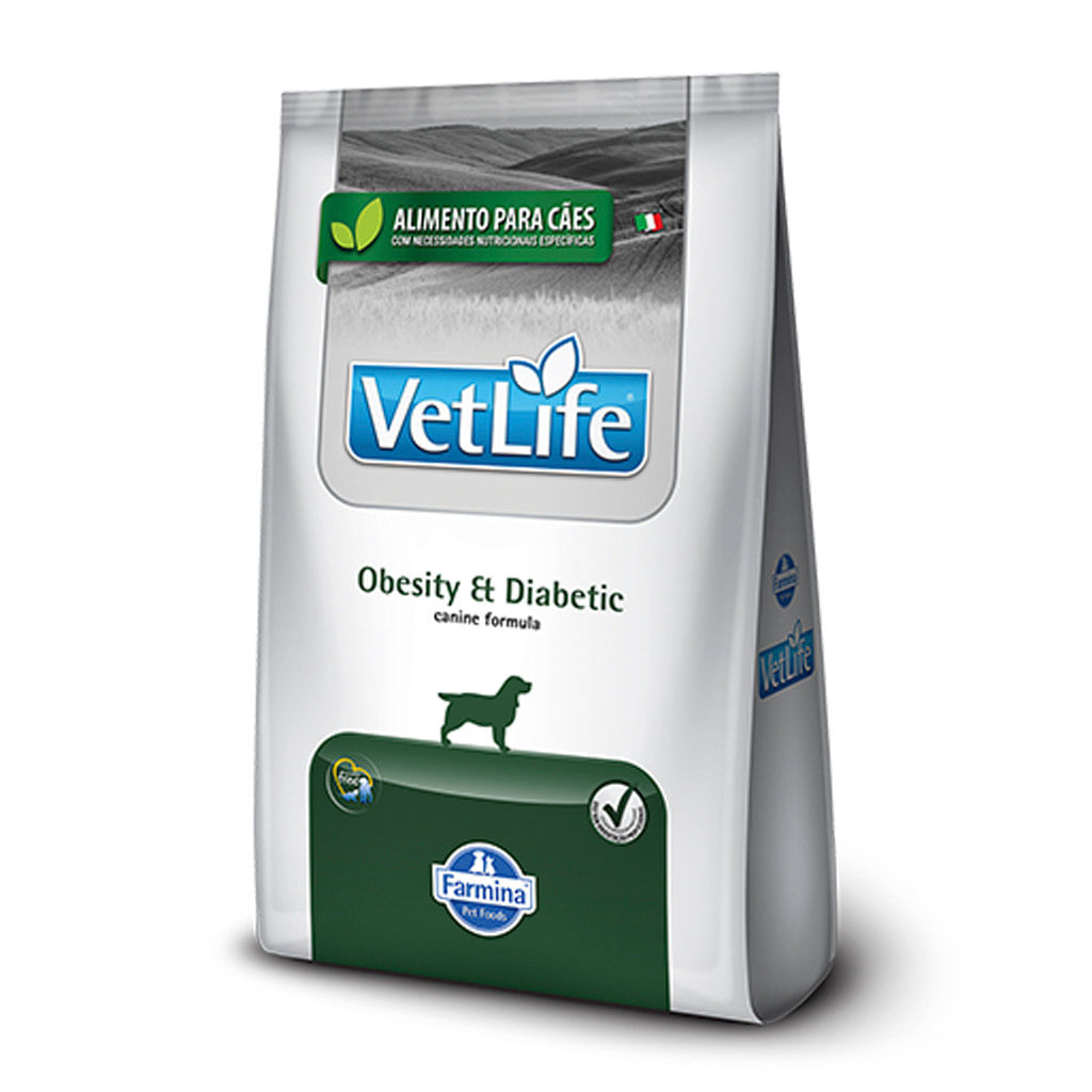 Concentrado para perro adulto Vet Life canine obesity & diabetic - 22.2lb
