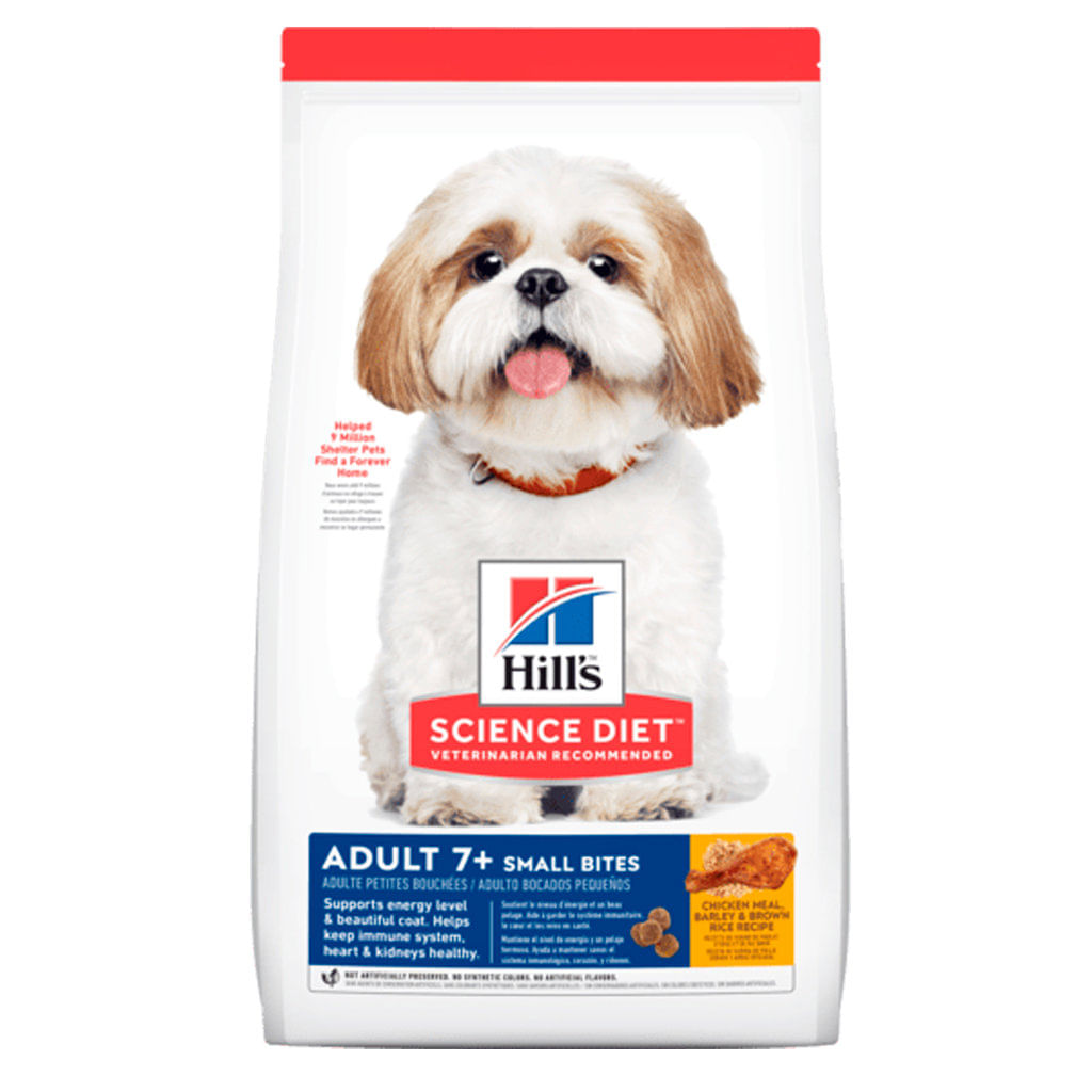 Concentrado para perro adulto Hill´s science diet adulto 7+ small bites - 4.4lb
