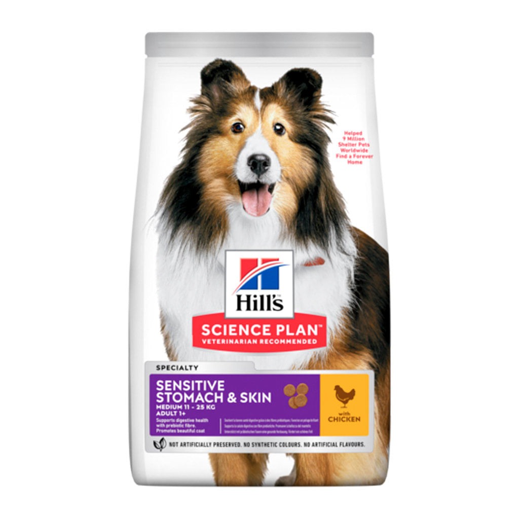 Concentrado para perro adulto Hill´s science diet sensitive stomach & skin - 15.5lb