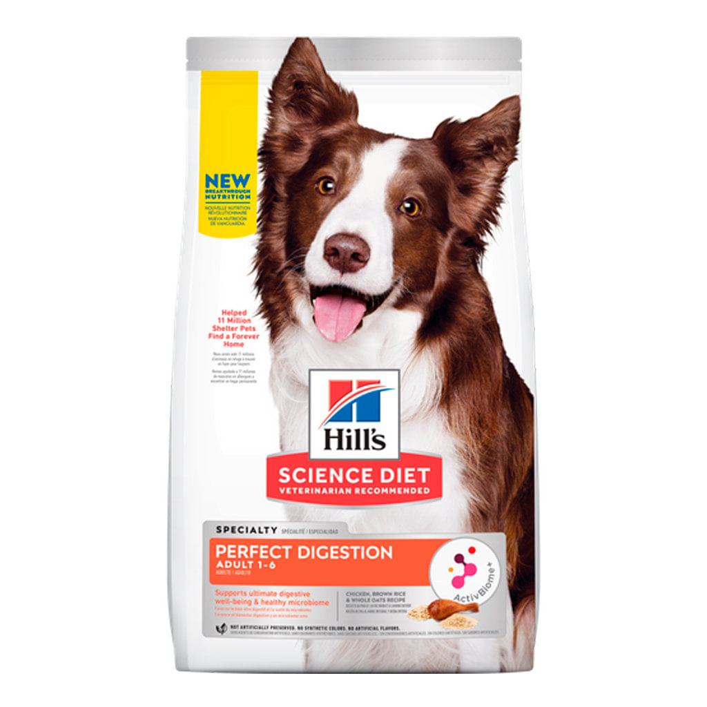 Concentrado para perro adulto Hill´s science Diet perfect digestion canine - 12lb