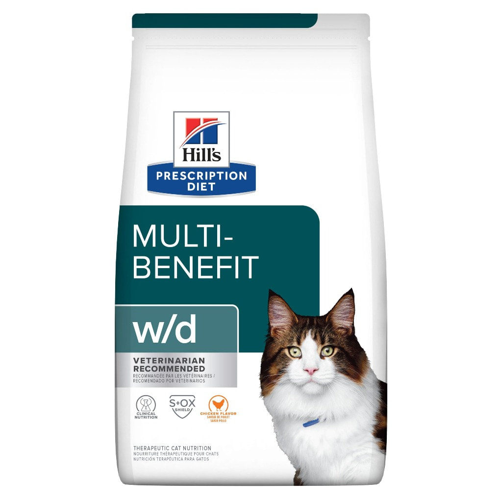 Concentrado para gato adulto Hill´s prescription diet digestive weight w/d - 4lb