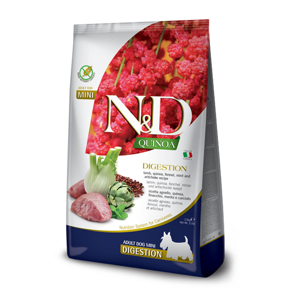 Concentrao para perro adulto N&D quinoa canine adult digestion cordero - 5.5lb