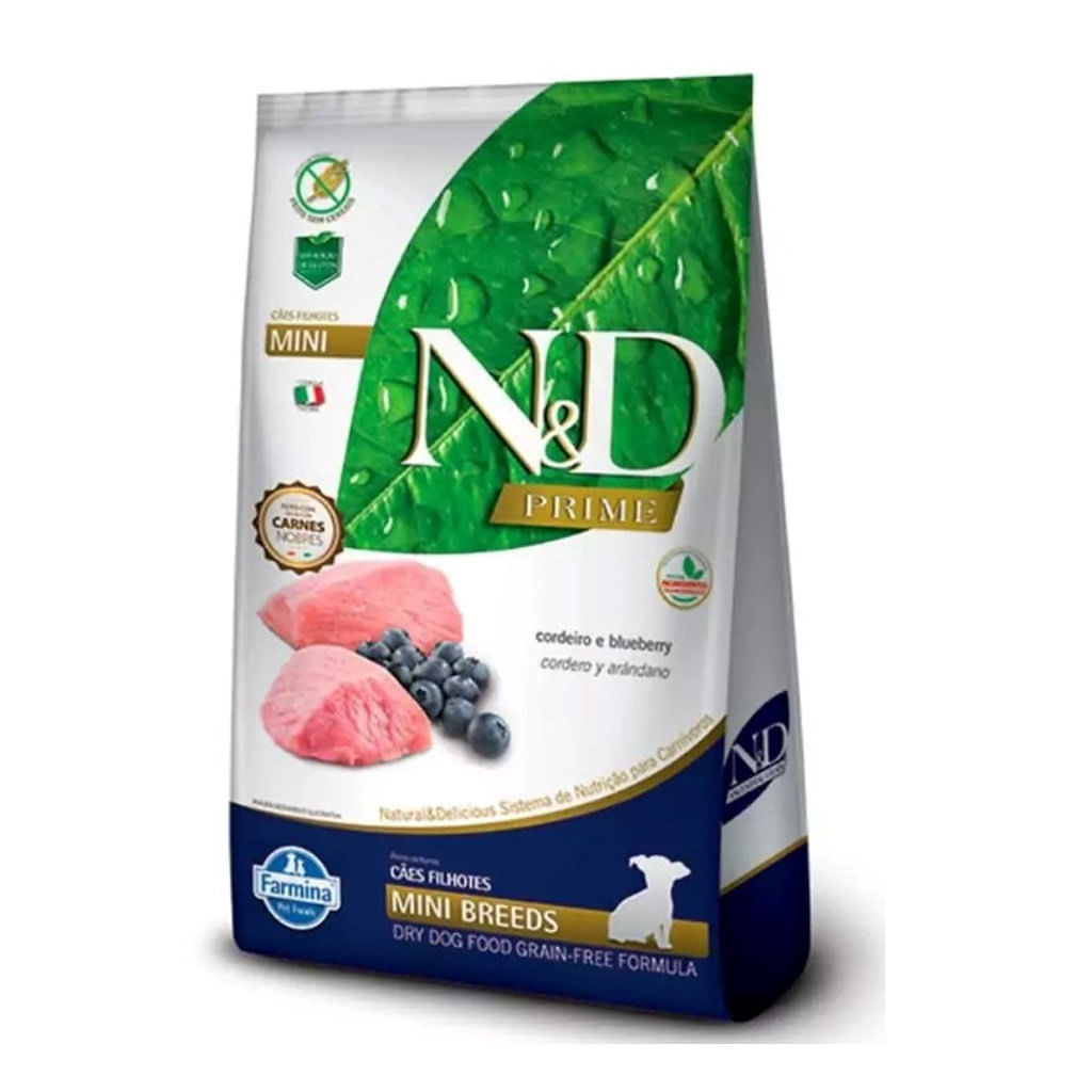Concentrado para perro cachorro N&D prime cordero puppy mini - 22.2lb