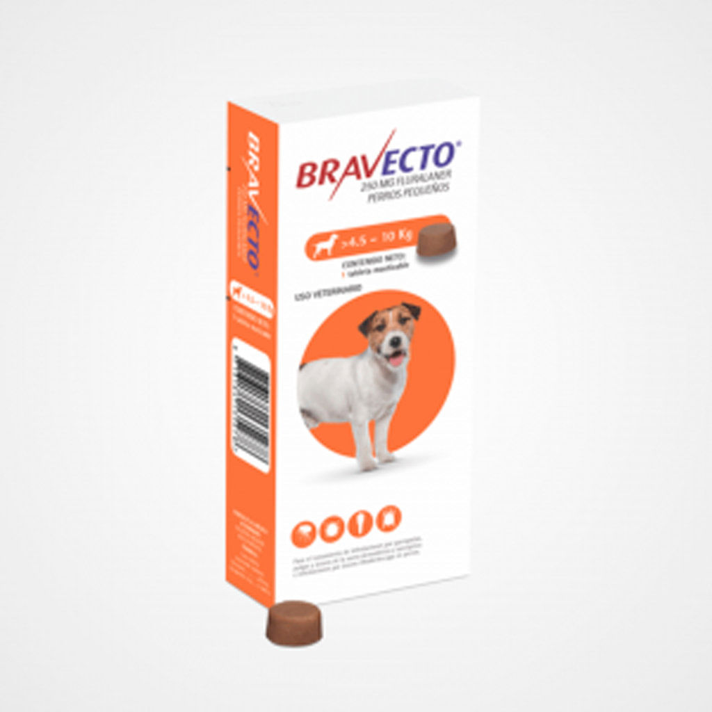 Antipulgas para perro Bravecto 4.5 a 10kg (Pastilla)