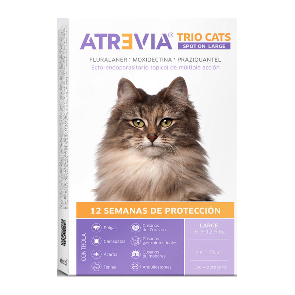 Antipulgas para gato Atrevia trio cats large- 1 pipeta