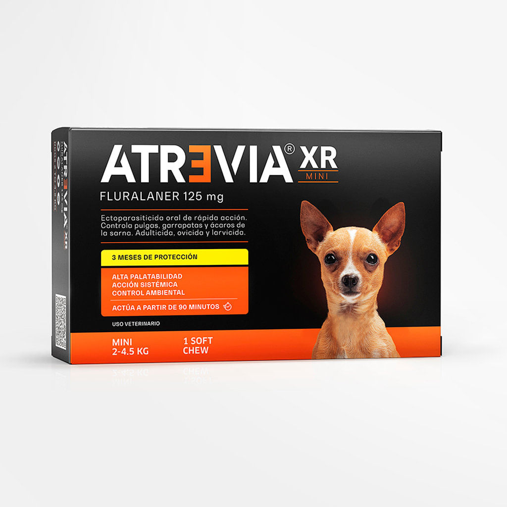 Antipulgas para perro Atrevia XR mini - 1 tableta
