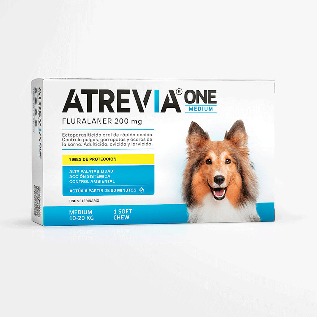 Antipulgas para perro Atrevia one medium - 1 tableta