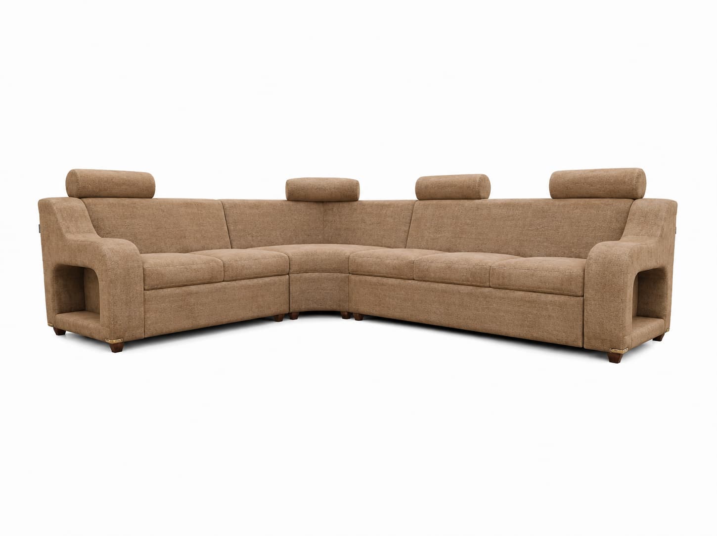Sala modular Orrego modelo Paris color caramelo