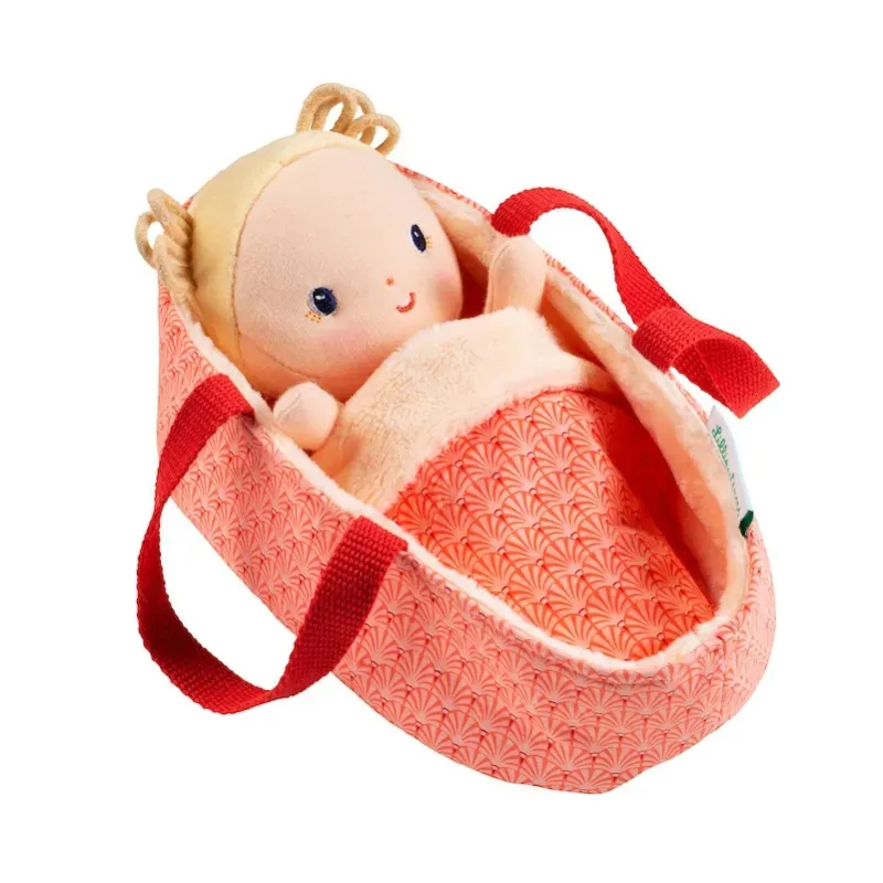 Juguete educativo Lilliputiens muñeca bebé Anais con moisés