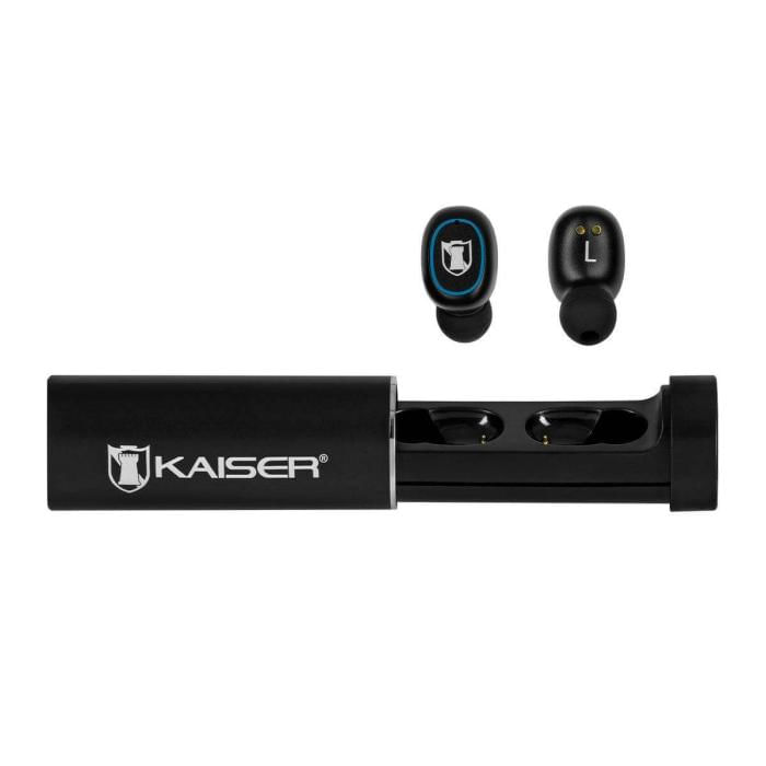 Audífonos Mitzu True Wireless Bt, Recargable, Linterna, Negro