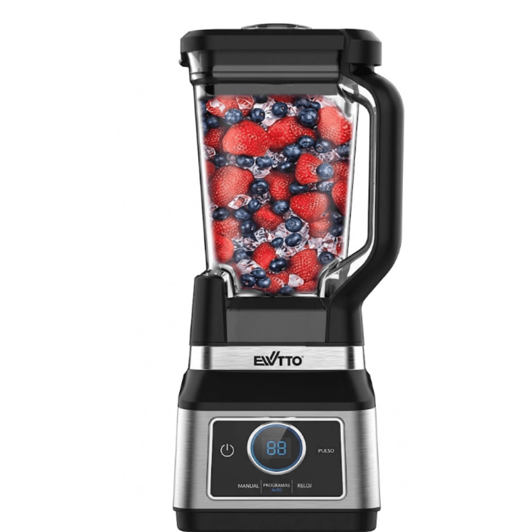 Licuadora profesional digital EWTTO motor de 1500W trituradora de hielo y smoothies con pa…