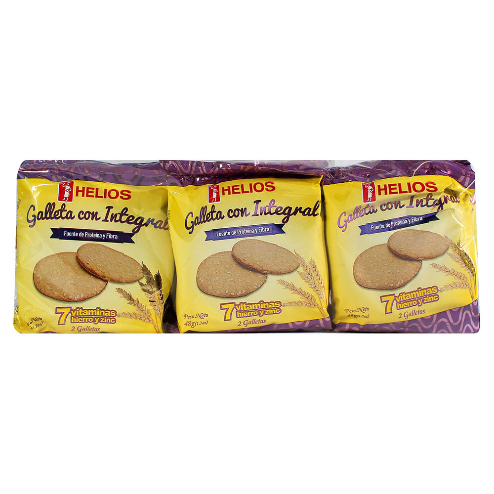 Galleta Helios Con Integral - 384 g