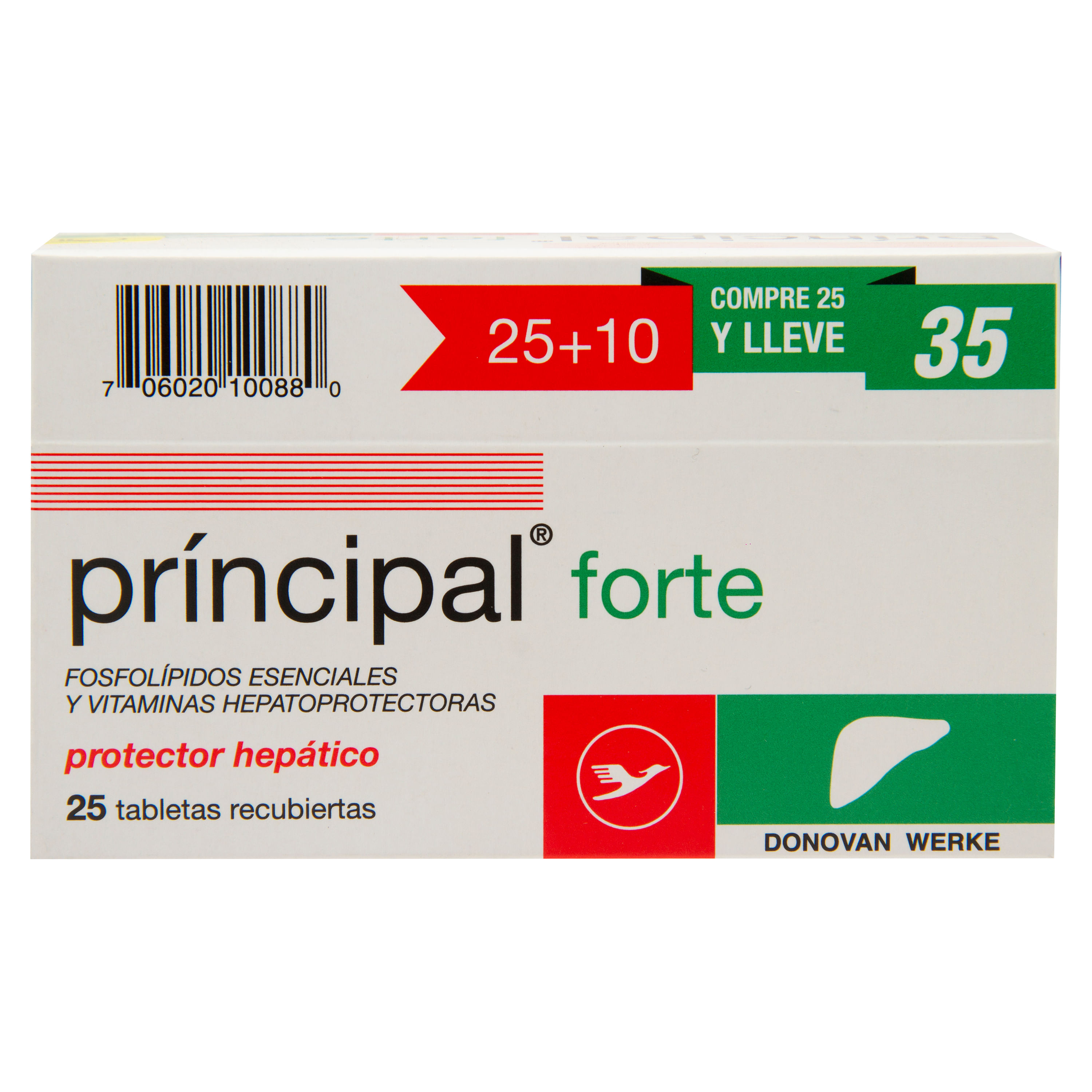 Pk Principal Forte 25 + 10 Tabletas Una Caja