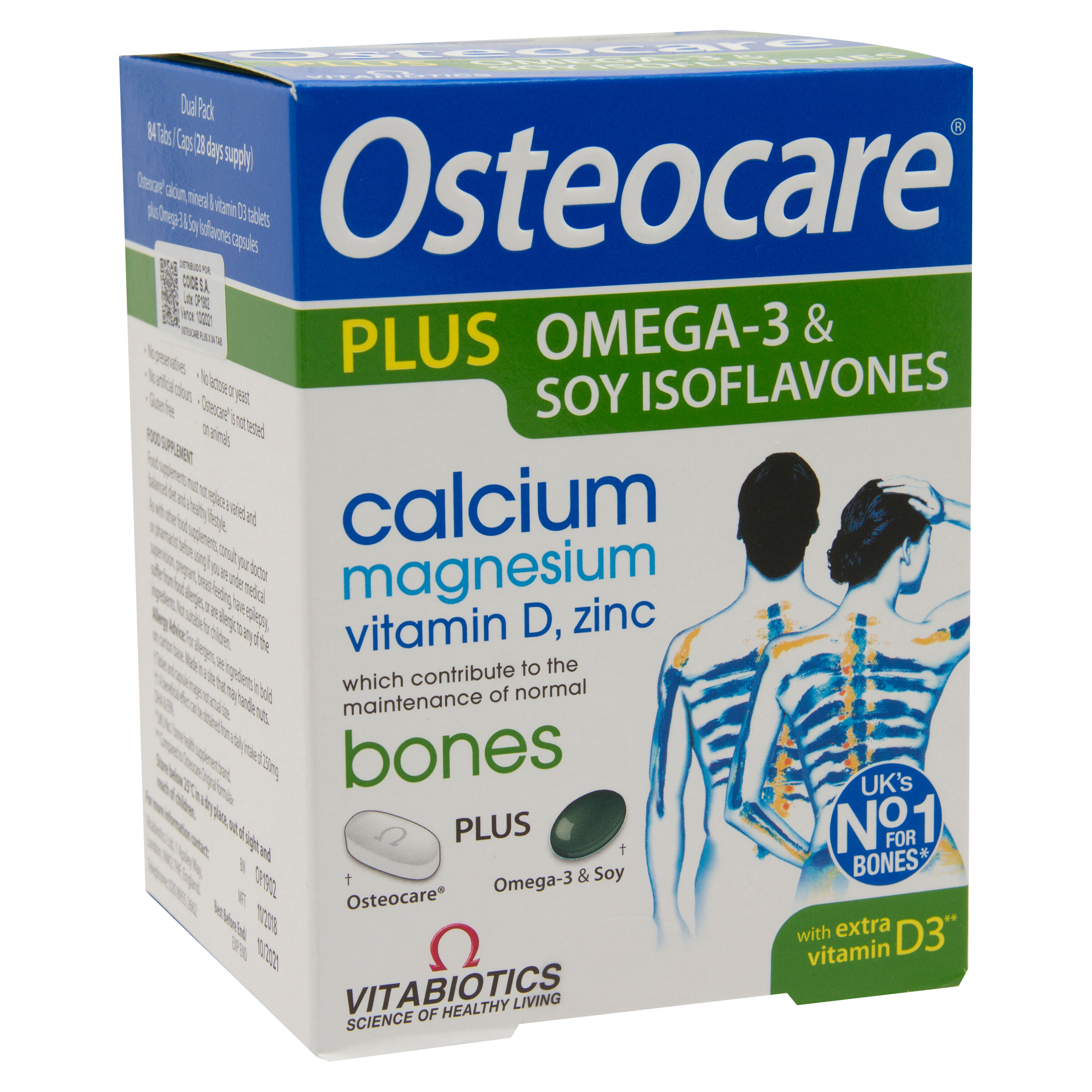 Pk Osteocare Plus Dual 84 Tabletas Una Caja