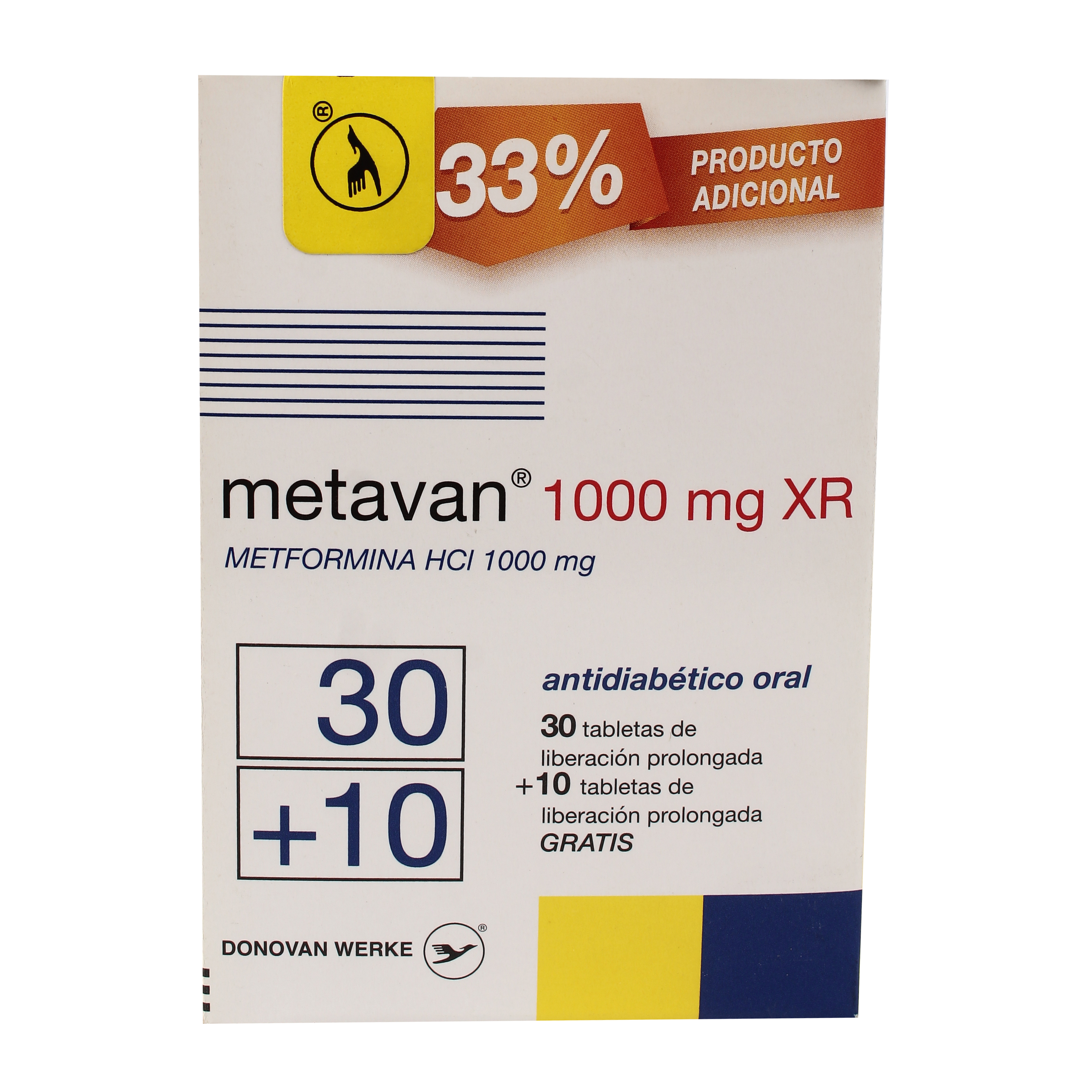 Metavan Xr 1 G 30 Tabletas