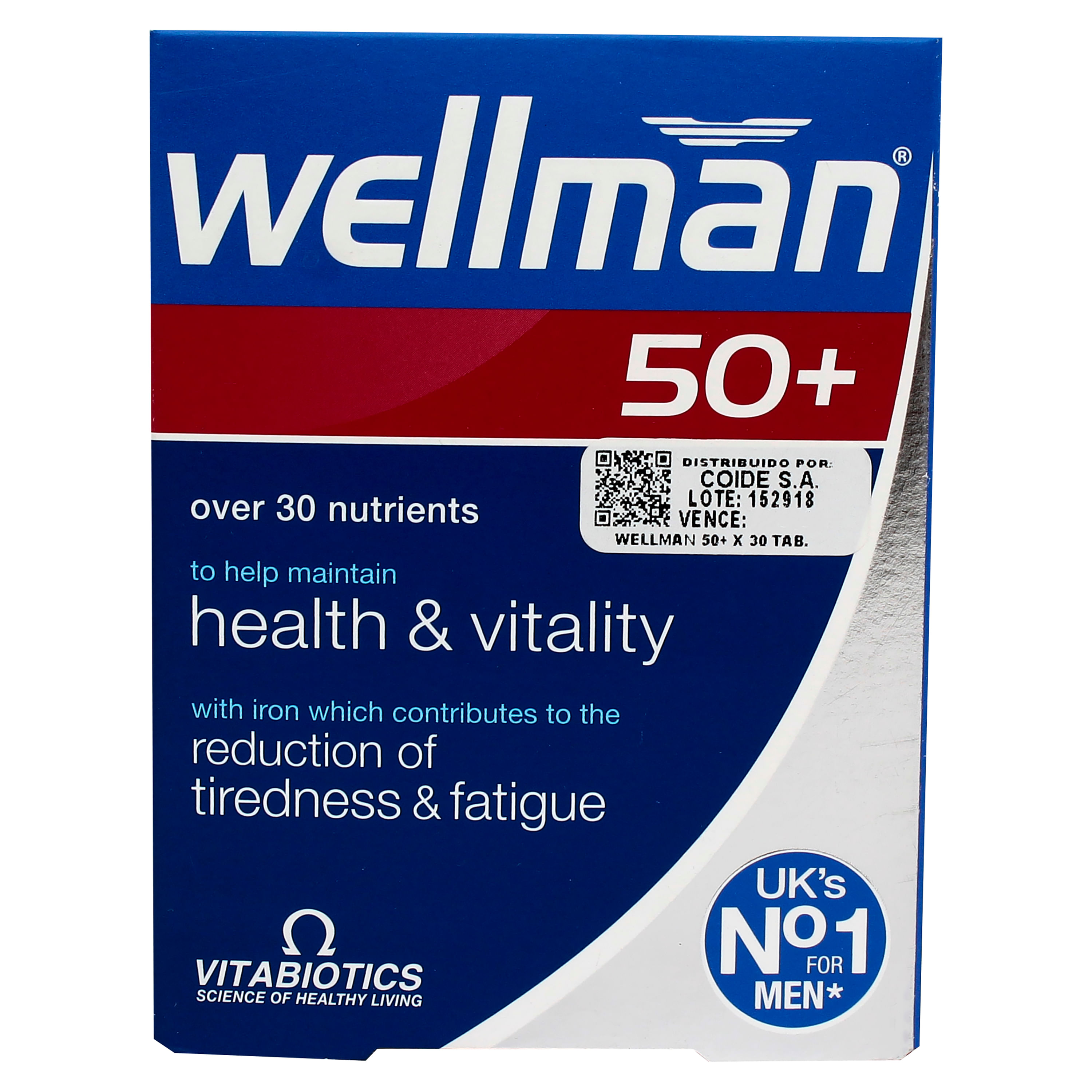 Wellman 50+ 30 Tabletas