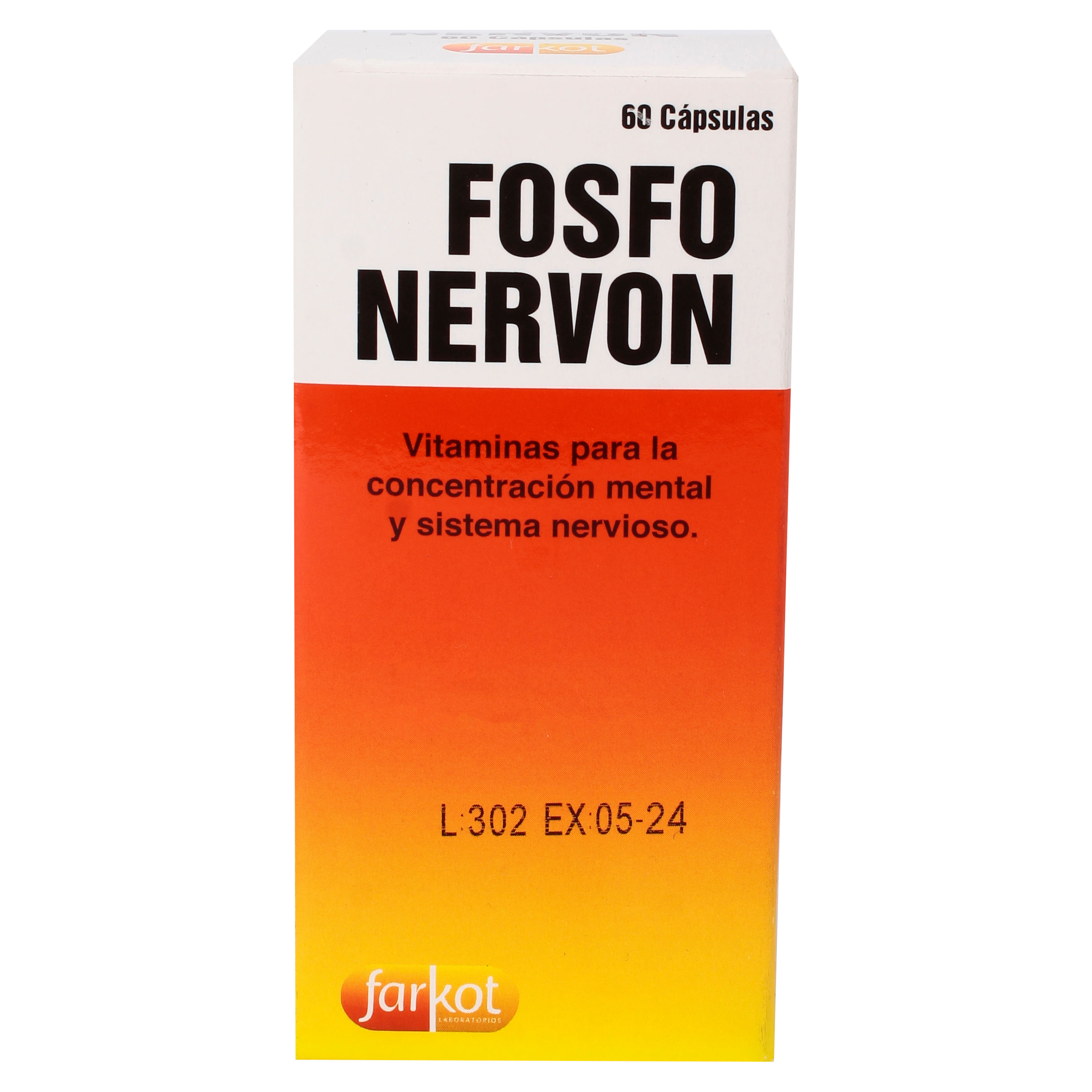 Fosfo Nervon 60 Capsulas