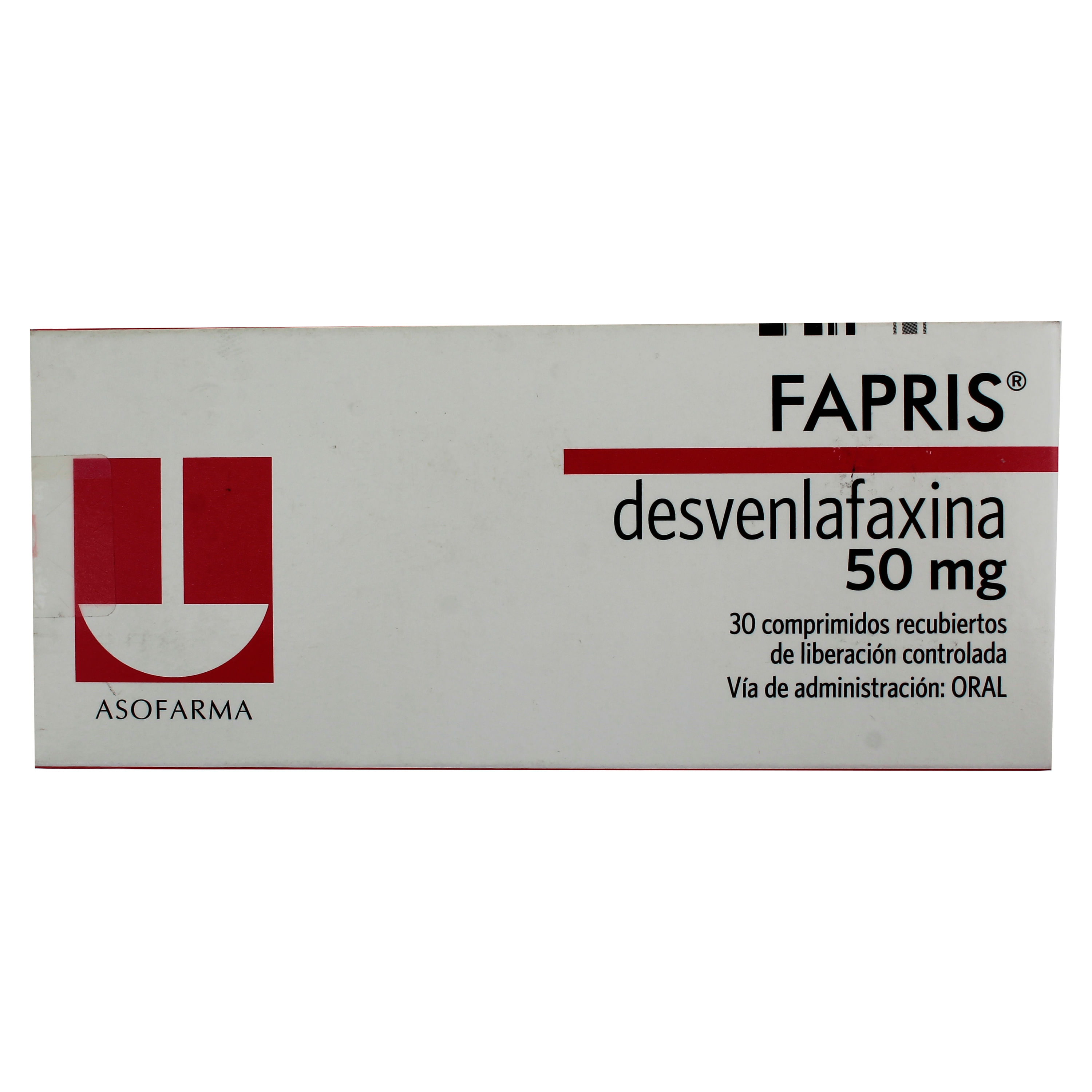 Fapris 50 mg caja 30 comprimidos - Precio indicado por caja