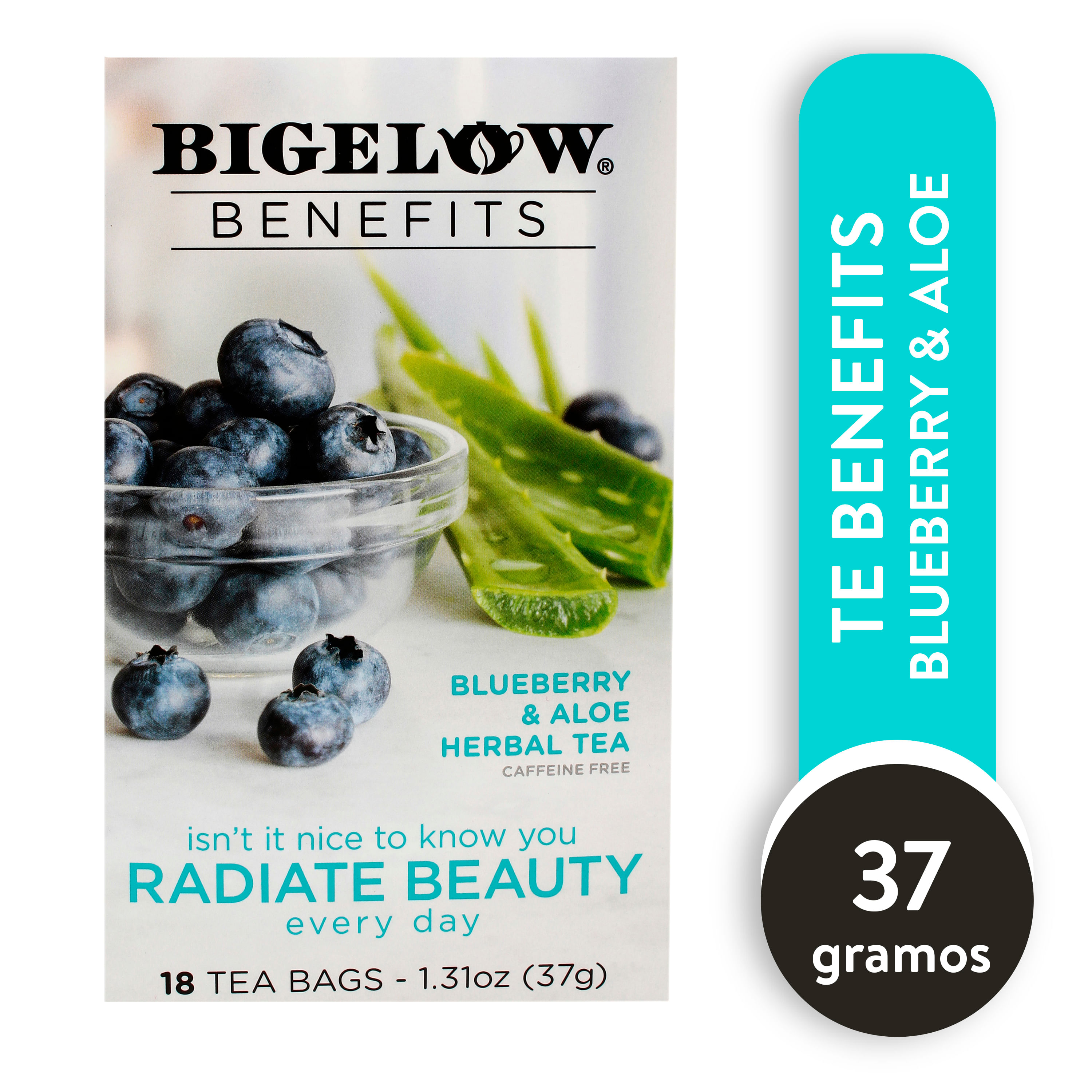 Té Bigelow Benefits Radiate Beauty - 37 g