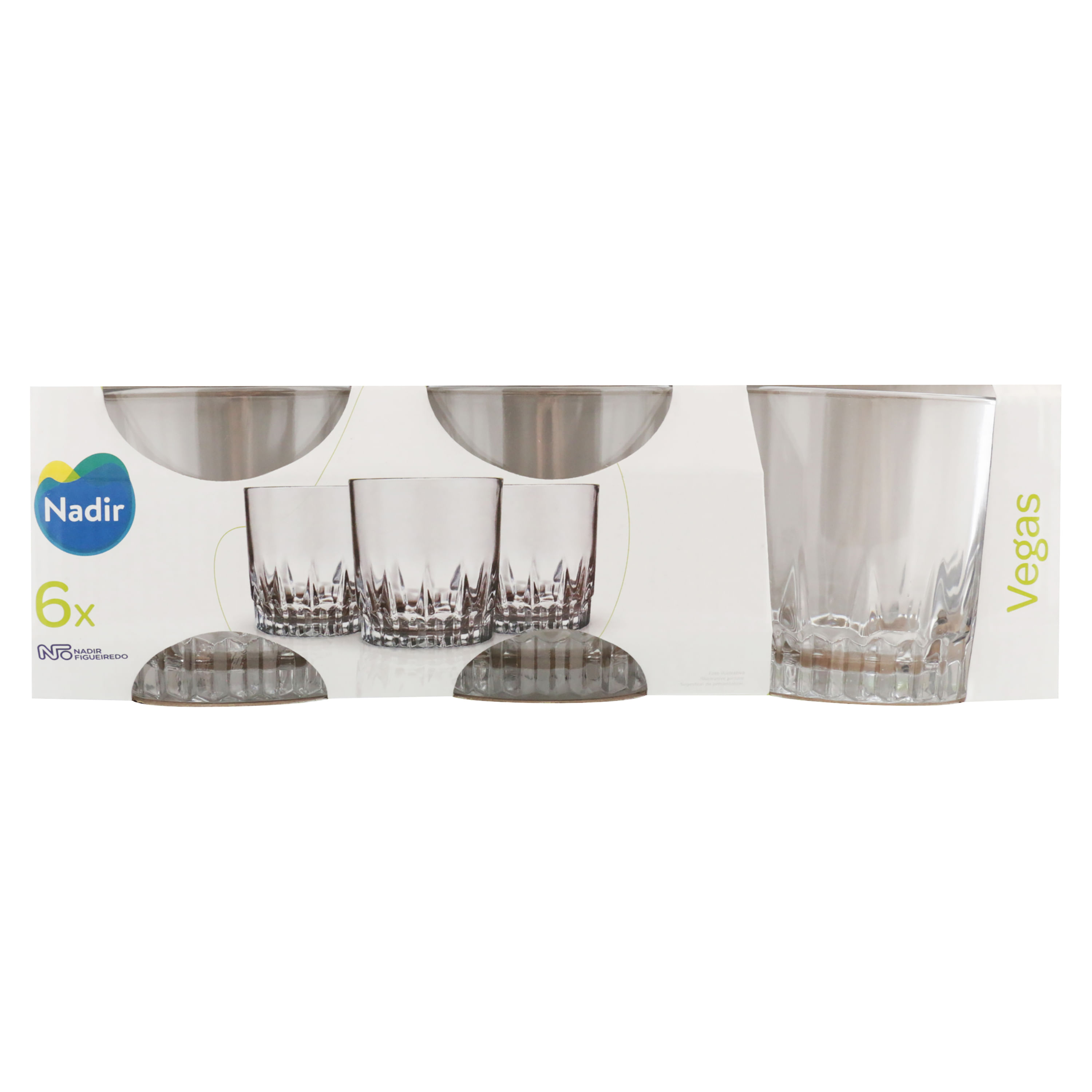 Set Vaso Rocks Vegas Whisky 290 Ml X6