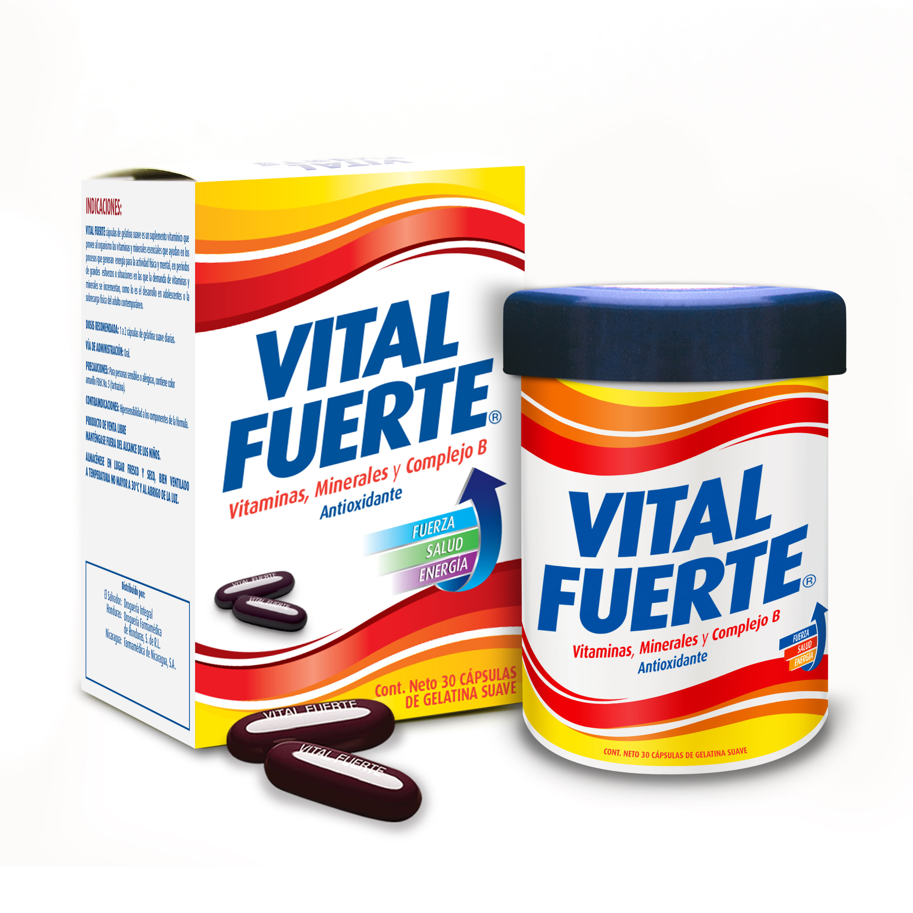 Vital fuerte caja 30 cápsulas - Precio indicado por caja
