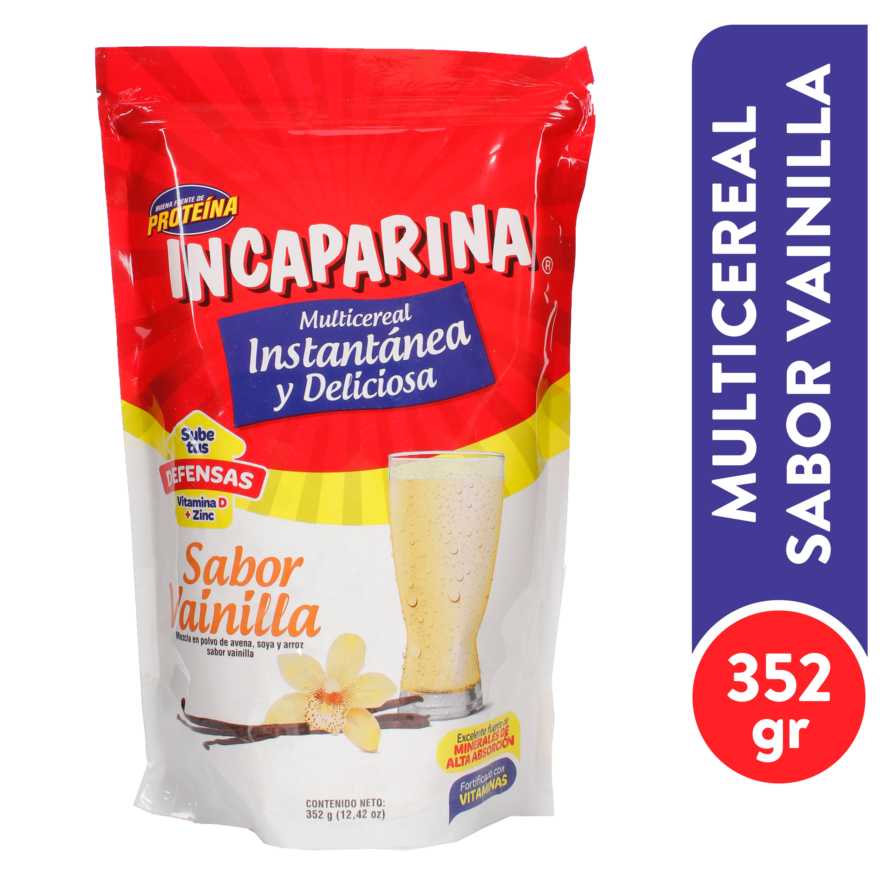 Multicereal Incaparina Vainilla -352 g