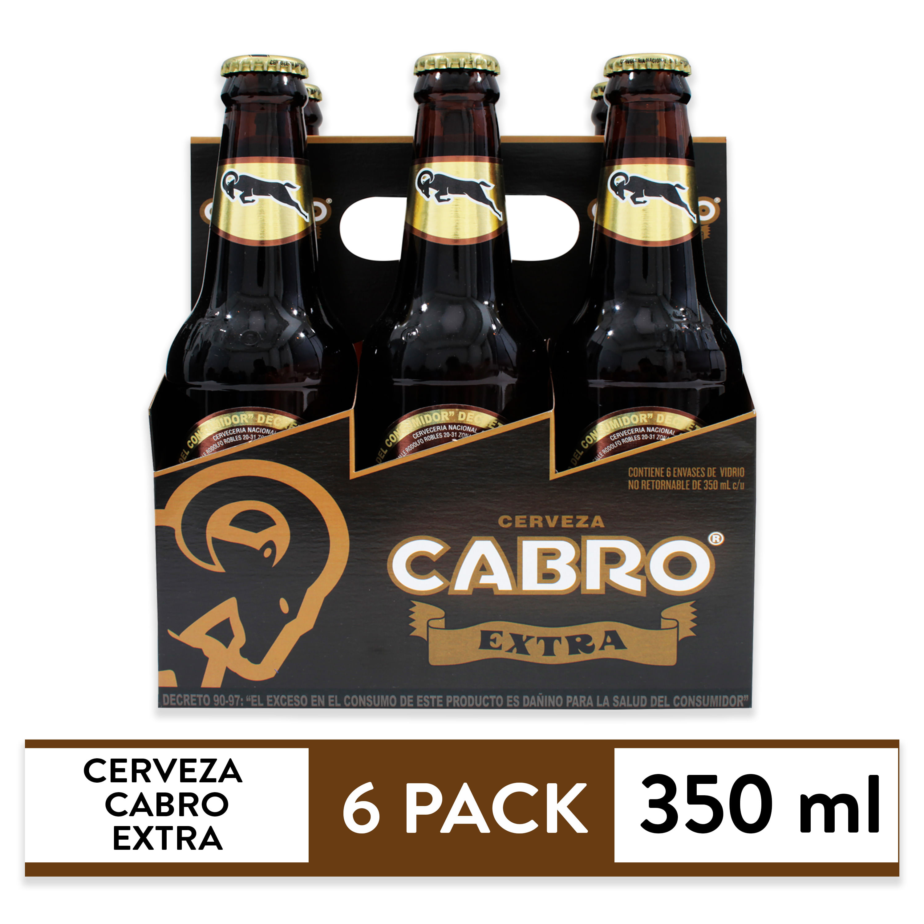 Cerveza Cabro Extra 6 pack - 2100 ml