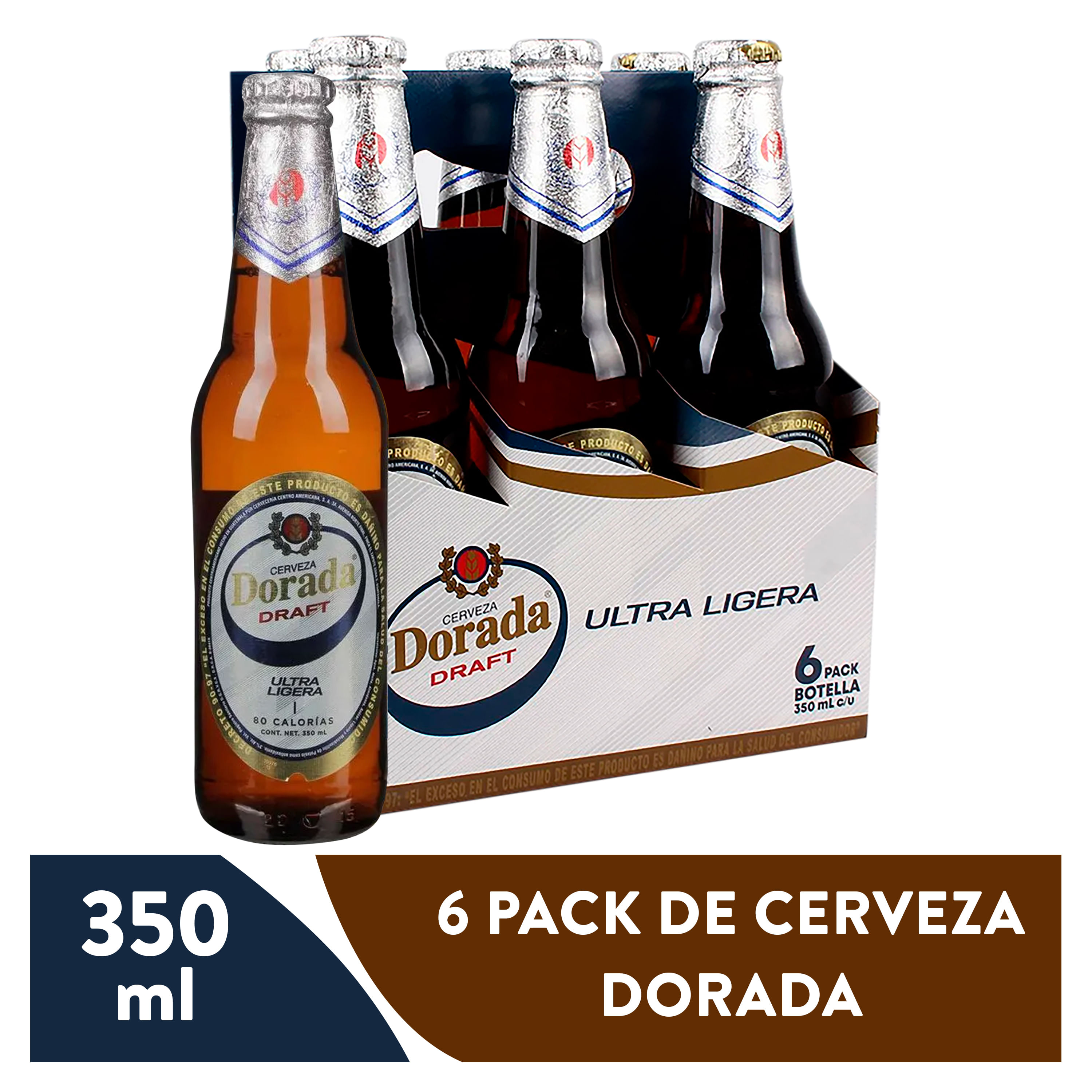 Cerveza Dorada Draft Ultra 6 Pack - 2100 ml