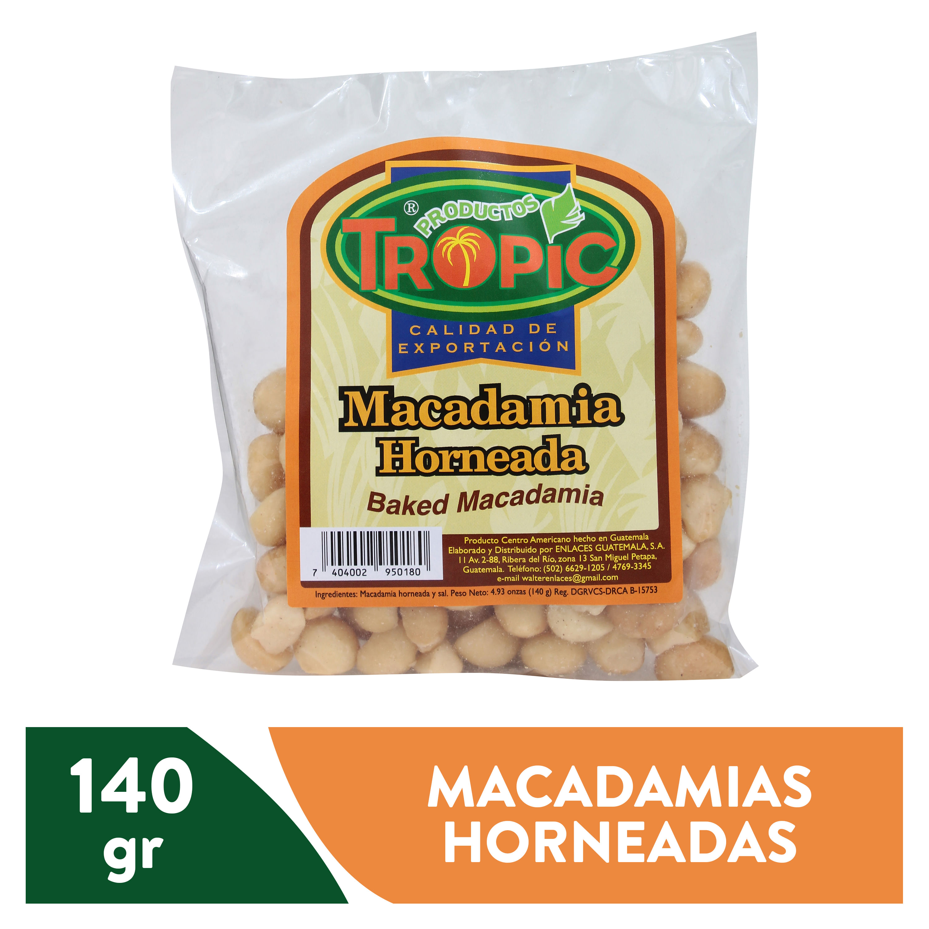 Macadamia Tropic Horneada - 140 g
