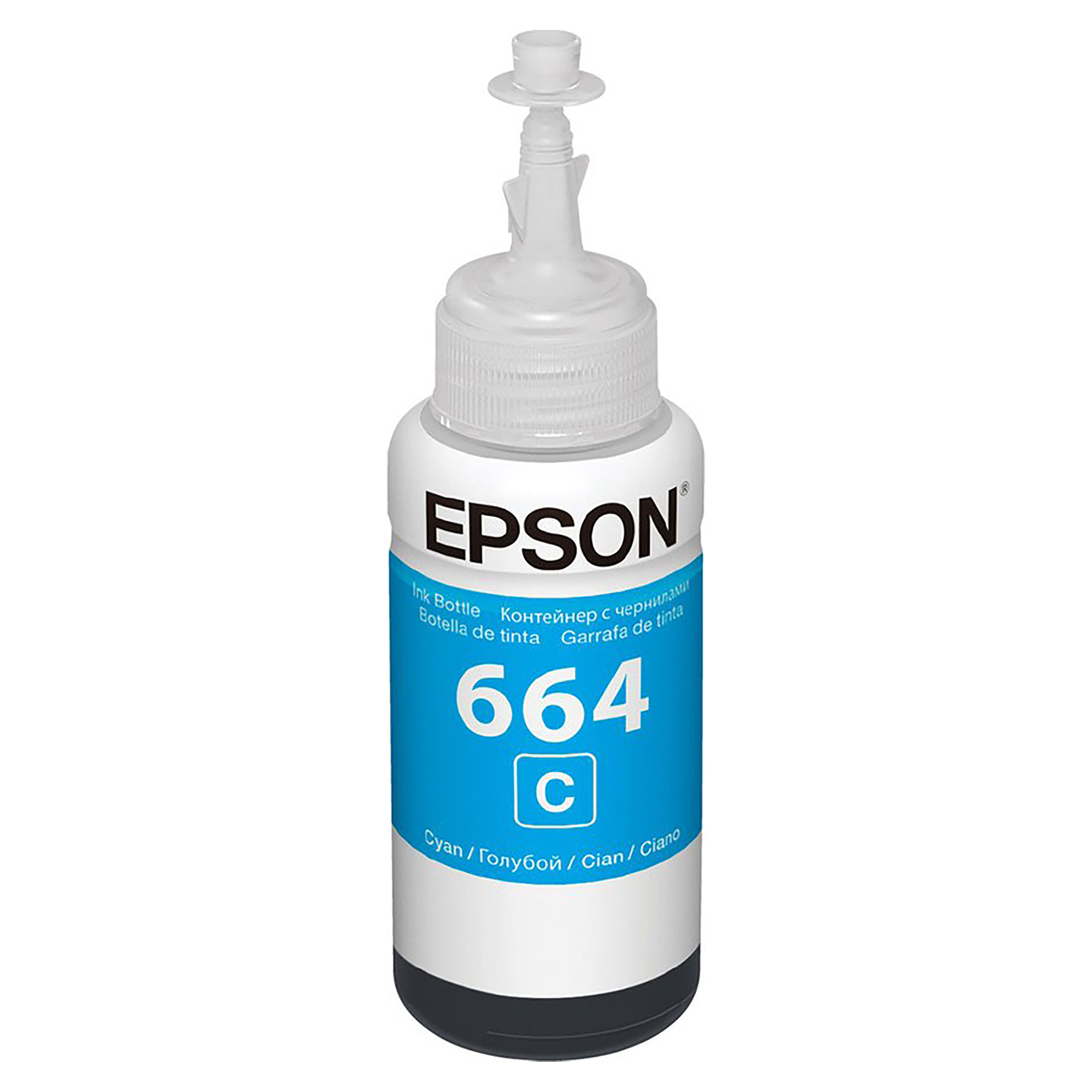 Botella Tinta Epson Cyan T664