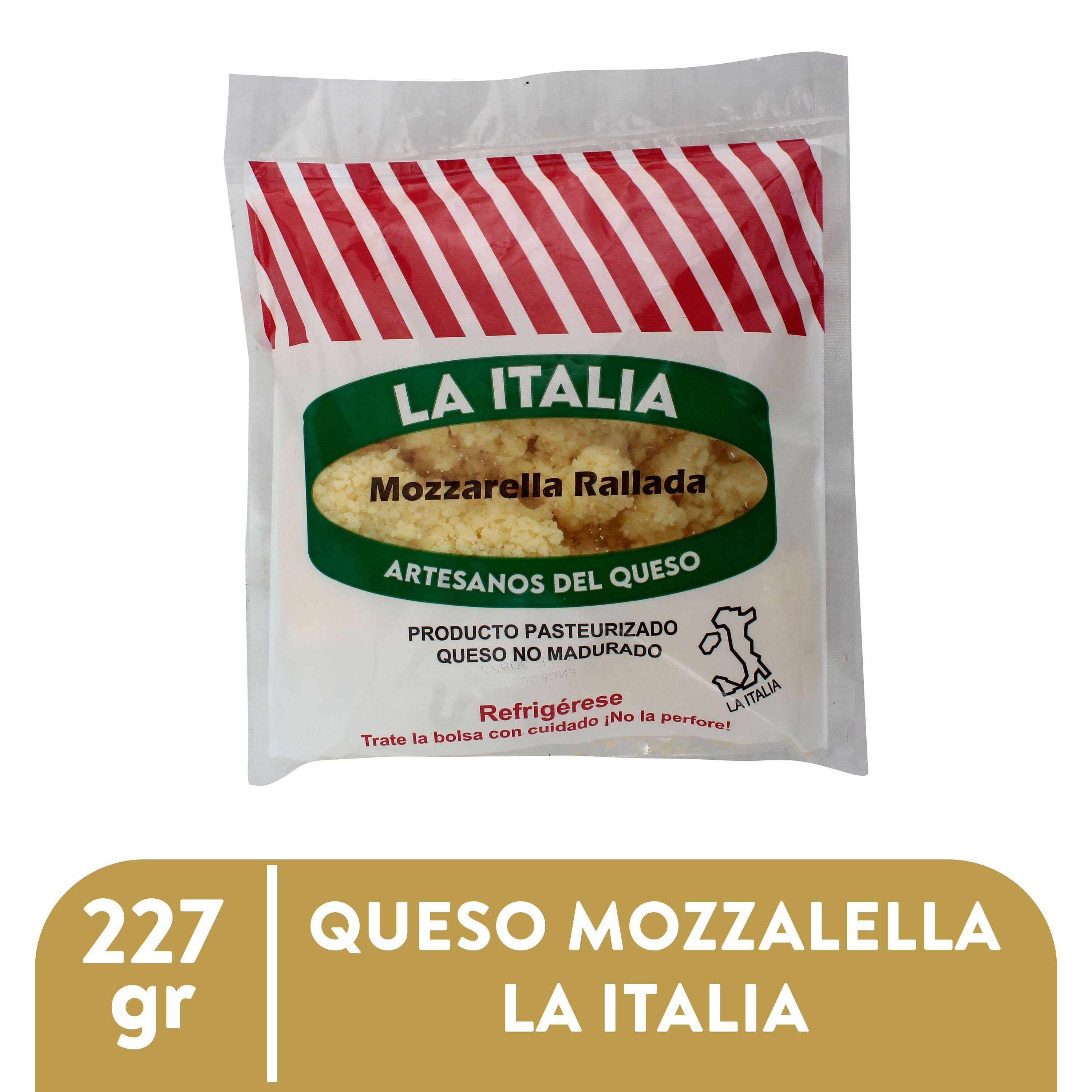 Queso La Italia Mozzarella Rallada - 227 g